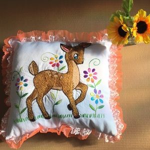 Bambi Hand Sewn Pillow 🦌
